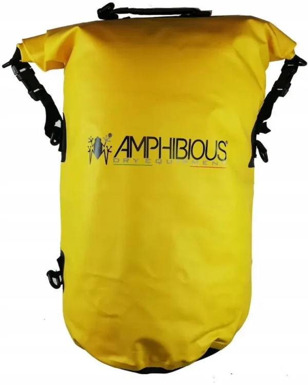 Amphibious Tube Dry Bag 20L Yellow – waterproof dry sack for outdoor sports