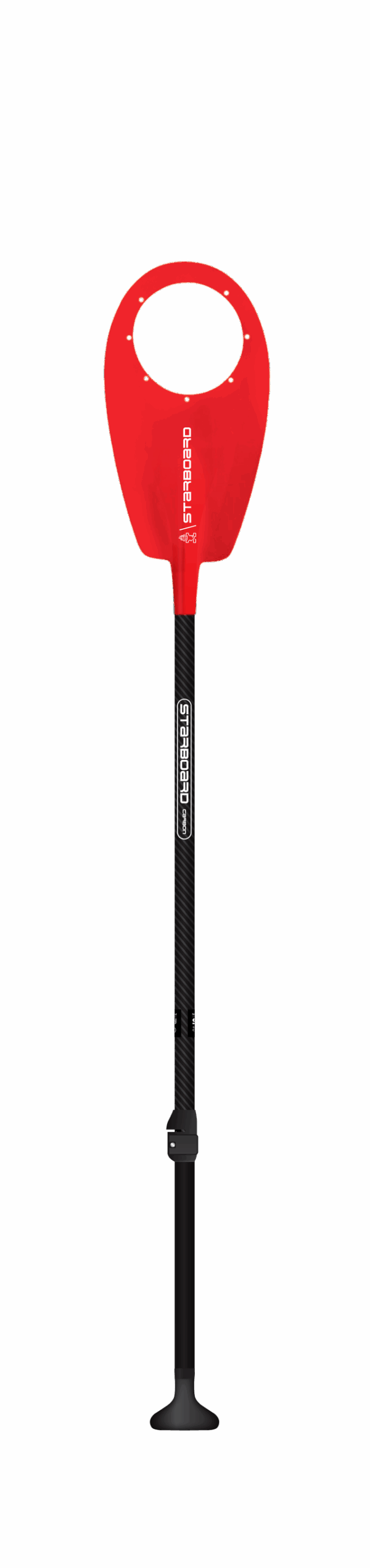 STARBOARD SUP POLO BLADE WITH ROUND HYBRID CARBON 2PC