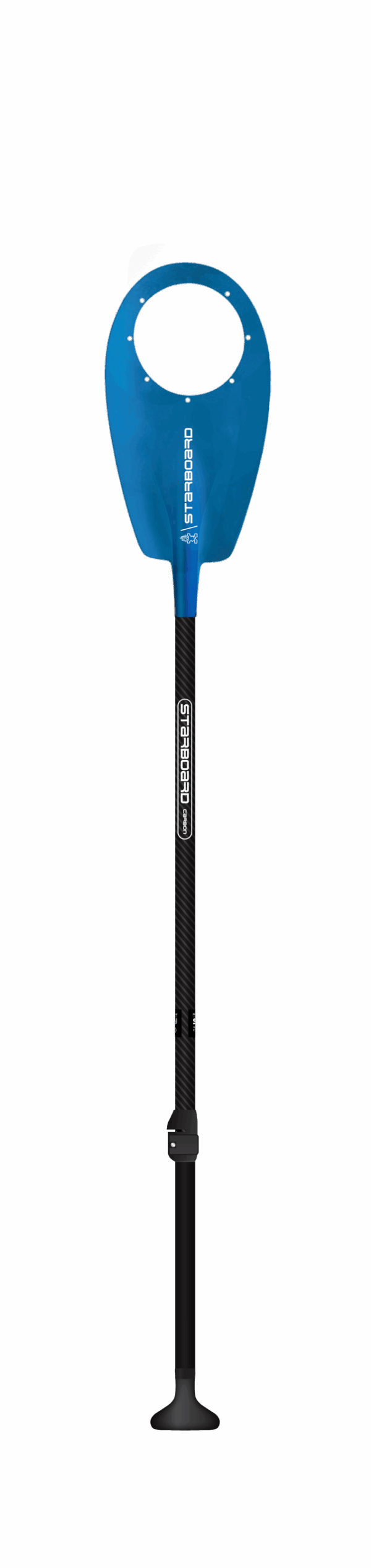 STARBOARD SUP POLO BLADE WITH ROUND HYBRID CARBON 2PC