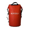 Amphibious Tube Dry Bag 80L Red – robust waterproof dry sack for extreme conditions