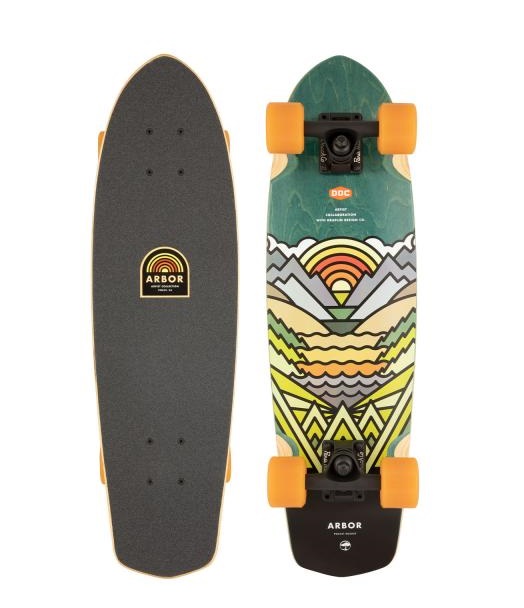 Arbor Cruiser Artist Pocket Rocket  Multi 7.75 IN