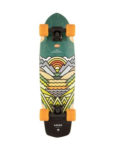 Arbor Cruiser Artist Pocket Rocket  Multi 7.75 IN