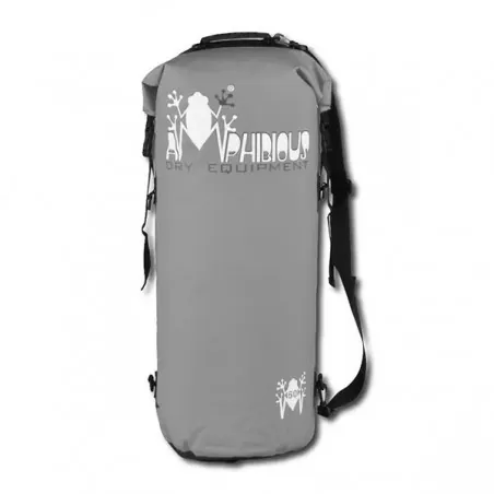 Amphibious Tube Dry Bag 100L Grey – versatile waterproof bag for travel and outdoor sports