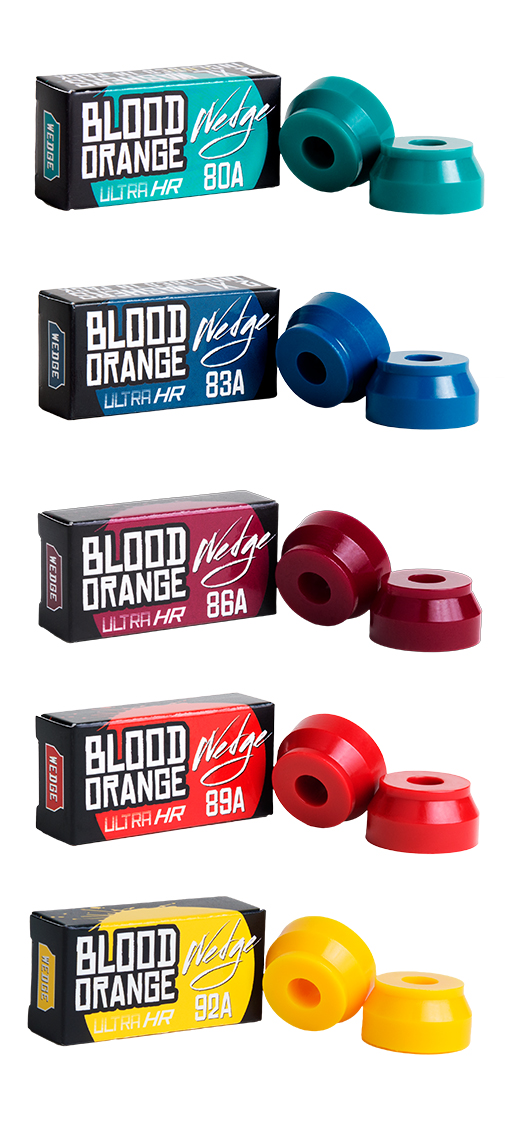 Blood Orange Bushings 80a wedge Aqua