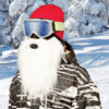 Beardski Santa Skimask