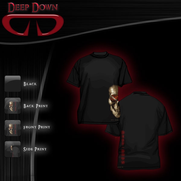 Deep Down Not Your World (side print) T-shirt