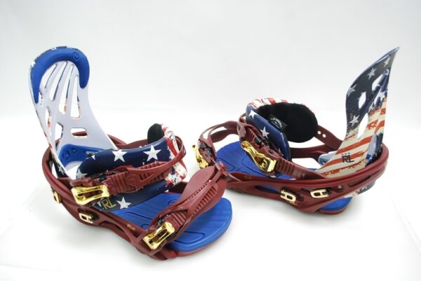 flux snowboard bindings amercan flag Flux RL Heritage Flag Snowboard Bindings, view 4