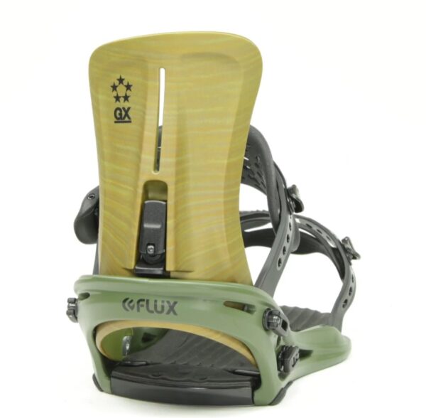 flux snowboard bindings gx green xboards back Flux GX Women's Snowboard Bindings, view 7
