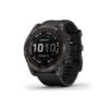 Garmin Fenix 7X - Sapphire Solar Edition Carbon Gray DLC Titanium with Black Band