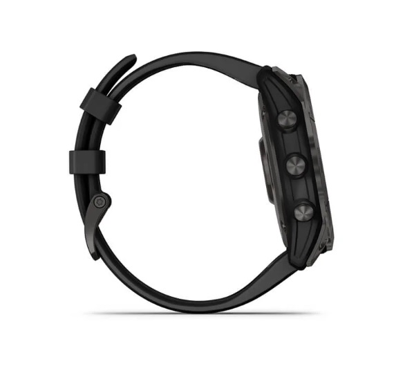Garmin Fenix 7X - Sapphire Solar Edition Carbon Gray DLC Titanium with Black Band
