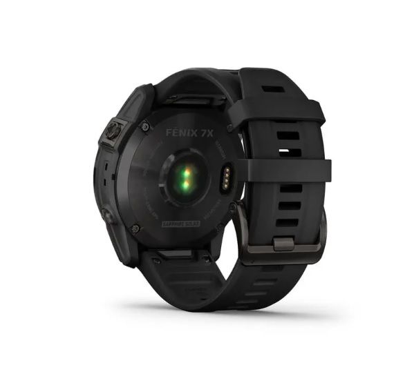 Garmin Fenix 7X - Sapphire Solar Edition Carbon Gray DLC Titanium with Black Band