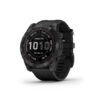 Garmin Fenix 7X – Sapphire Solar Edition Black DLC Titanium with Black Band