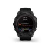 Garmin Fenix 7X – Sapphire Solar Edition Black DLC Titanium with Black Band