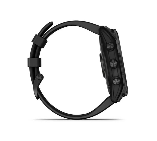 Garmin Fenix 7X – Sapphire Solar Edition Black DLC Titanium with Black Band