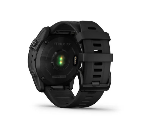 Garmin Fenix 7X – Sapphire Solar Edition Black DLC Titanium with Black Band