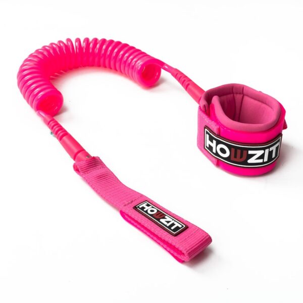 Howzit LEASH COILED SUP 9' - PINK