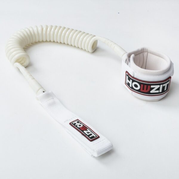 Howzit LEASH COILED SUP 9' - WHITE MOON