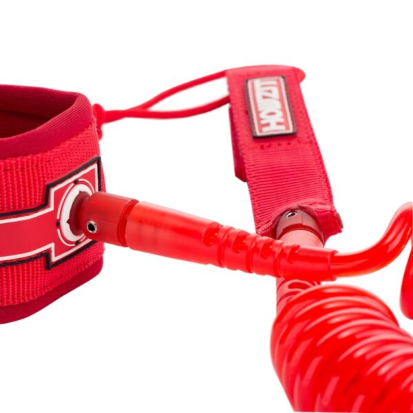 Howzit LEASH COILED SUP 9' - CLEAR RED