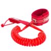 Howzit LEASH COILED SUP 9' - CLEAR RED