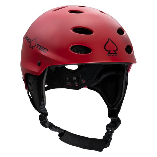 pro tec ace wake matte red helmet -xboards.lt- Шлем для водных видов спорта PRO-TEC ACE WAKE Gloss Red