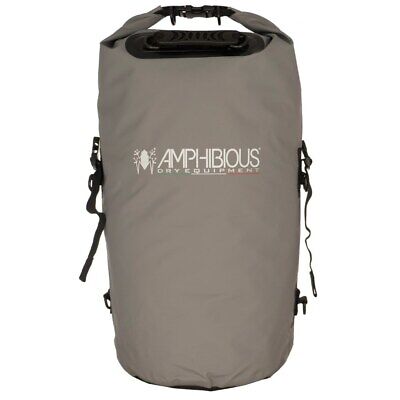 Amphibious Tube Dry Bag 40L Grey – durable waterproof bag for travel and camping