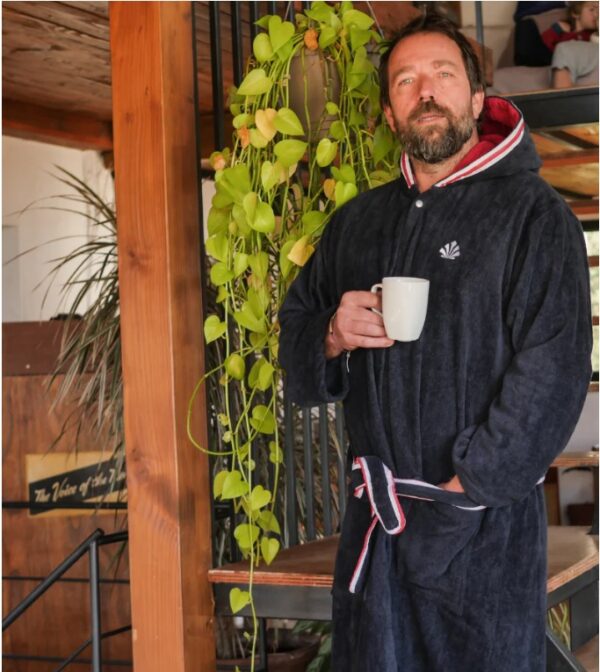 Saint Jacques Cotton Hooded Bathrobe