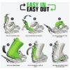 SP™ Snowboard Bindings Fastec FT 360 Black