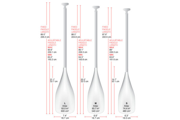 STARBOARD SUP ENDURO TIKI TECH  SKINNY HYBRID CARBON PADDLE