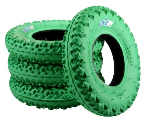 MBS T1 Tires - 8" - Green