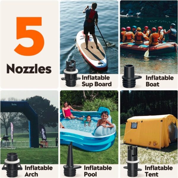 OutdoorMaster Whale – Powerful Electric SUP Compressor