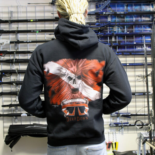 a22c6675_copy Deep Down Skull Flag Hooded
