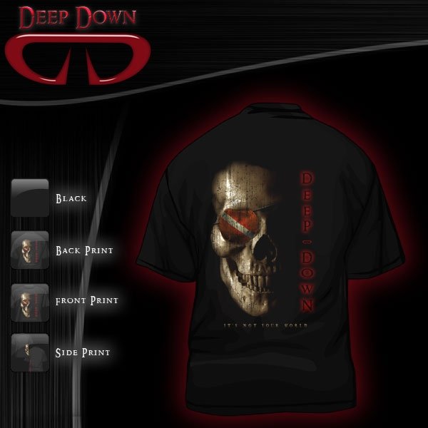 Deep Down Not Your World (back print) Long sleeves