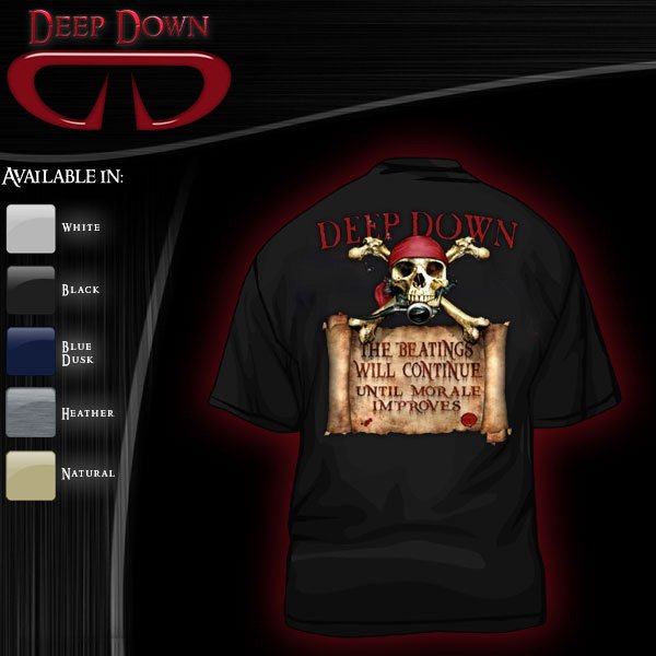 Deep Down Beatings T-shirt