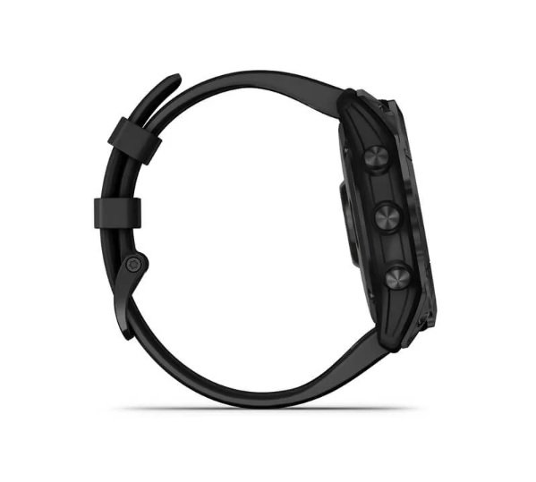 Garmin Fenix 7X – Sapphire Solar Edition Black DLC Titanium with Black Band