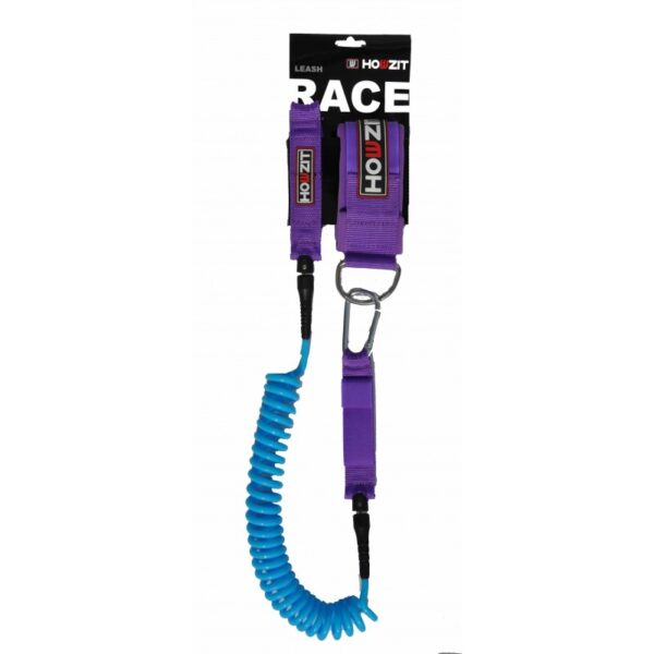 Howzit LEASH COILED SUP 9' - BEACH RACE Purple/orange