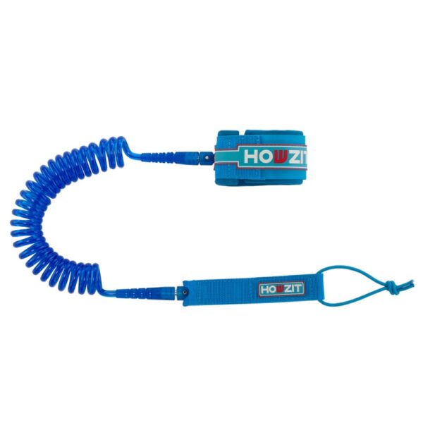 Howzit LEASH COILED SUP 9' - CLEAR BLUE