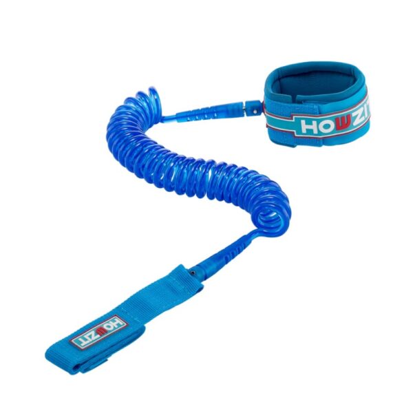 Howzit LEASH COILED SUP 9' - CLEAR BLUE
