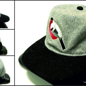 WESC Block 5 panel Baseball grey melange unisex cap/hat