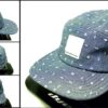WESC Block 5 panel Baseball Medallion Abstract unisex blue depths cap/hat
