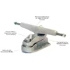 Carver C7 Raw Surf Skate Trucks Silver
