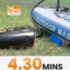 Fastest Electric SUP Compressor - Outdoor Master ORCA PRO