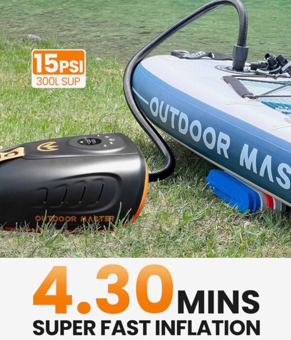 Fastest Electric SUP Compressor - Outdoor Master ORCA PRO