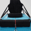 Starboard kayak seat and foot rest set black