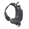 Outdoor adventurer using Amphibious Interceptor waterproof backpack on trails