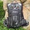 Black Amphibious Interceptor backpack for bikers hikers and extreme sports