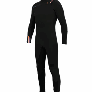 Saint Jacques chest zip 3/2mm limestone wetsuit