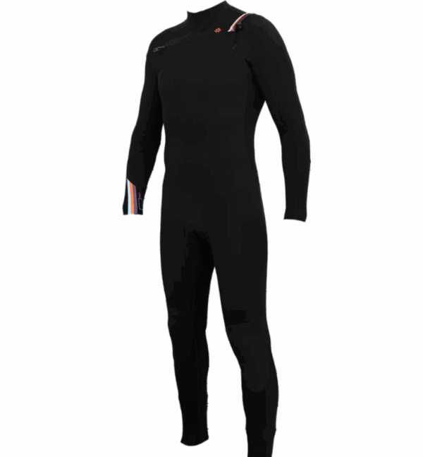 Saint Jacques chest zip 3/2mm limestone wetsuit