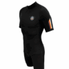 Saint Jacques Clovis 2 mm shorty back zip noir wetsuit.