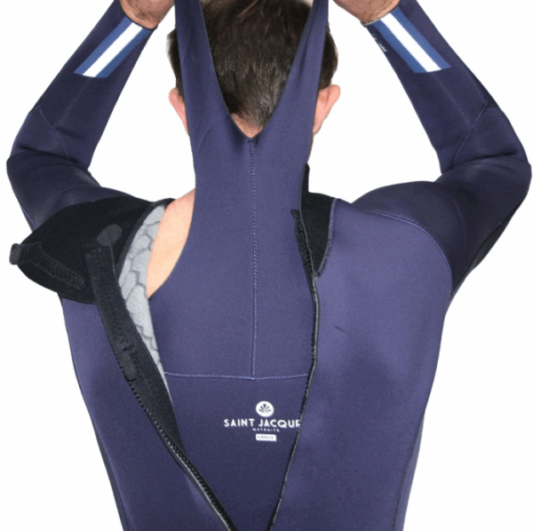Saint Jacques clovis back zip 5/4 limestone wetsuit