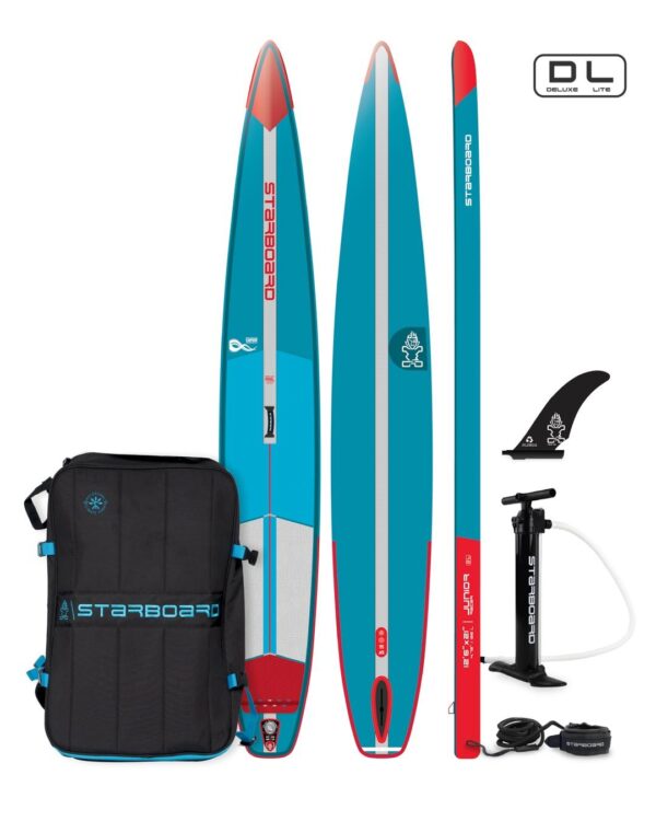 Starboard Inflatable 12'6” x 21” SUP Junior Racer Deluxe Lite